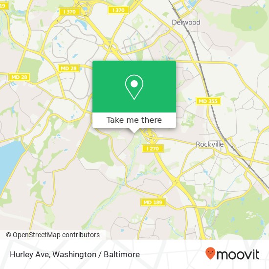 Hurley Ave, Rockville, MD 20850 map