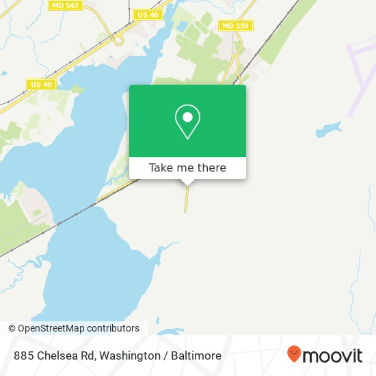 885 Chelsea Rd, Aberdeen, MD 21001 map