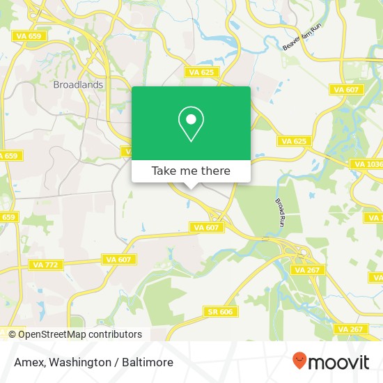 Mapa de Amex, 43831 Devin Shafron Dr