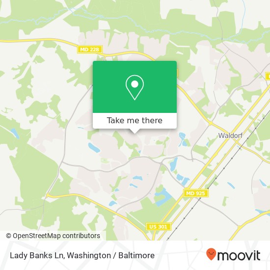 Lady Banks Ln, Waldorf, MD 20603 map