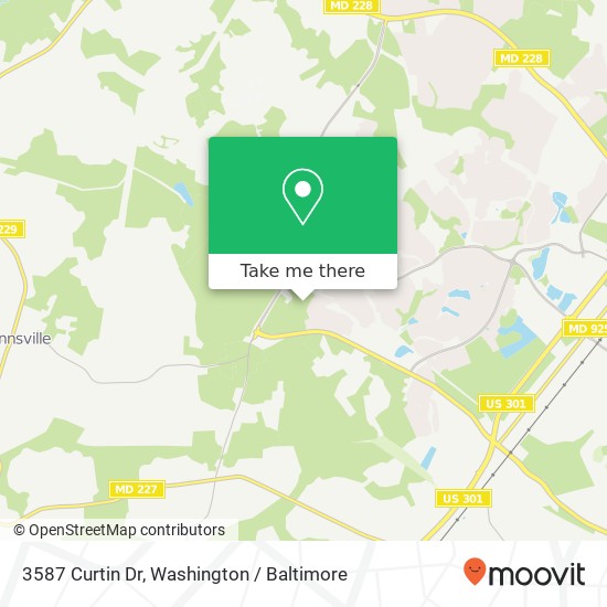 3587 Curtin Dr, White Plains, MD 20695 map