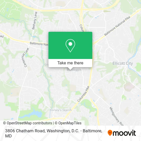 3806 Chatham Road map