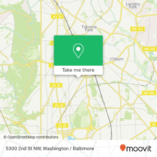 5300 2nd St NW, Washington, DC 20011 map