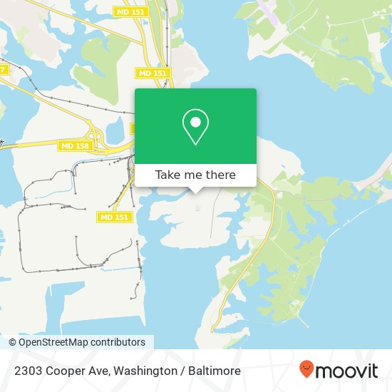 2303 Cooper Ave, Sparrows Point, MD 21219 map
