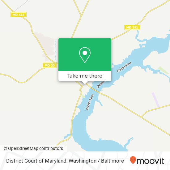 Mapa de District Court of Maryland