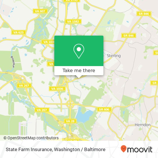 State Farm Insurance, 22636 Glenn Dr map