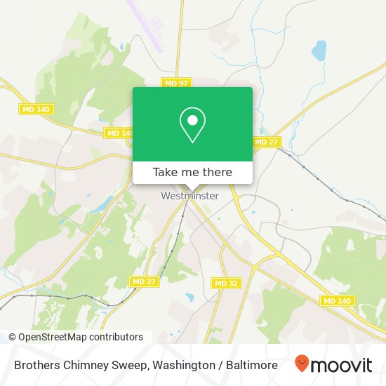 Mapa de Brothers Chimney Sweep, 1 Railroad Ave
