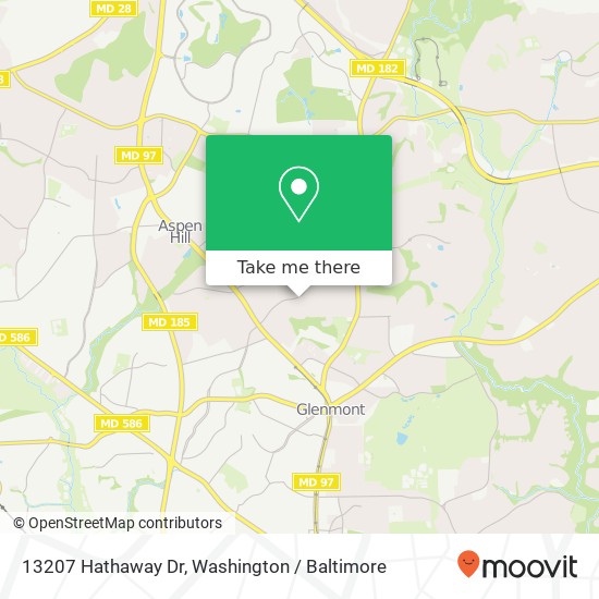 13207 Hathaway Dr, Silver Spring, MD 20906 map