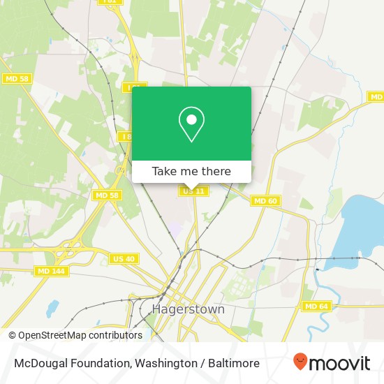 McDougal Foundation map