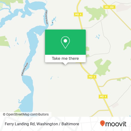 Mapa de Ferry Landing Rd, Dunkirk, MD 20754