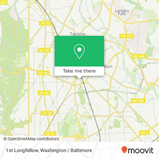 1st Longfellow, Washington, DC 20011 map