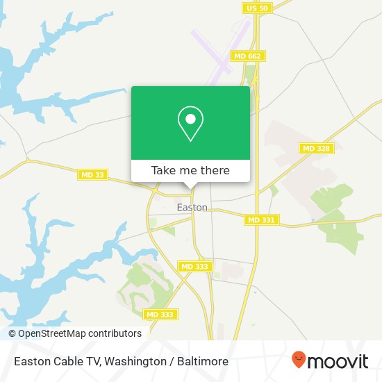 Easton Cable TV map