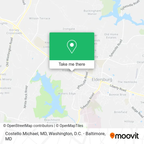 Costello Michael, MD map