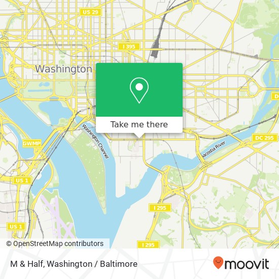 M & Half, Washington, DC 20024 map