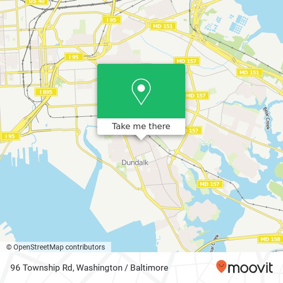 96 Township Rd, Dundalk, MD 21222 map