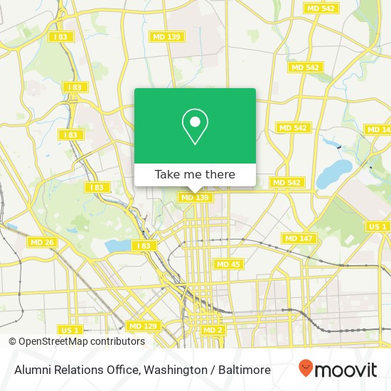 Mapa de Alumni Relations Office