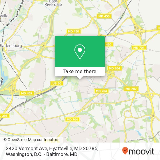 2420 Vermont Ave, Hyattsville, MD 20785 map