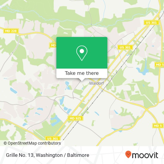 Mapa de Grille No. 13, 3016 Waldorf Market Pl