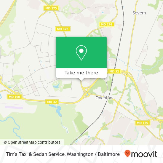 Mapa de Tim's Taxi & Sedan Service