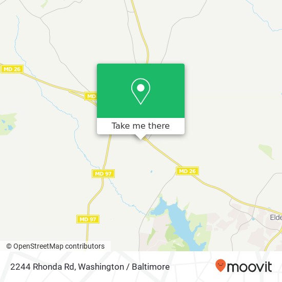 Mapa de 2244 Rhonda Rd, Sykesville, MD 21784