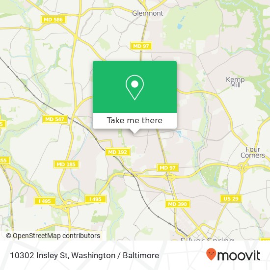 10302 Insley St, Silver Spring, MD 20902 map