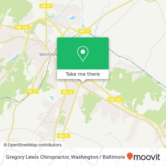 Mapa de Gregory Lewis Chiropractor, 403 Malcolm Dr