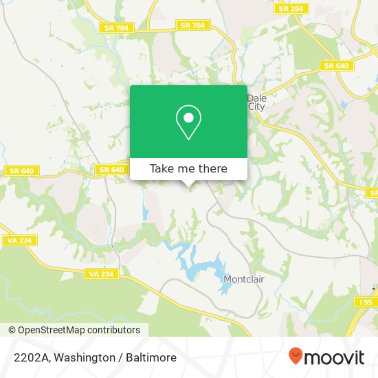 2202A, 15081 Mill Spring Dr #2202A, Montclair, VA 22025, USA map