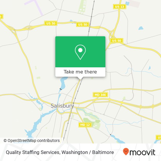 Quality Staffing Services, 1237 N Salisbury Blvd map