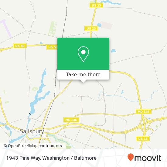 1943 Pine Way, Salisbury, MD 21804 map