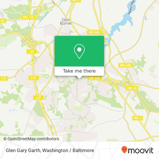 Mapa de Glen Gary Garth, Glen Burnie, MD 21061