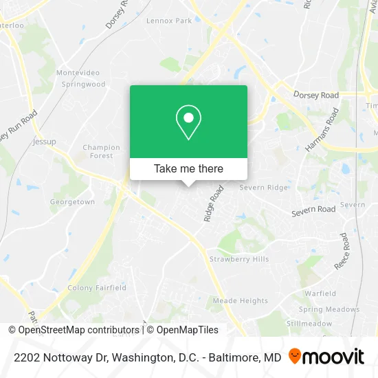 2202 Nottoway Dr map