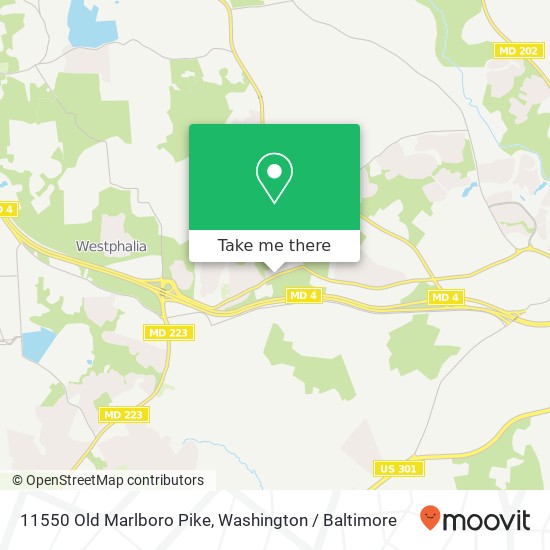 11550 Old Marlboro Pike, Upper Marlboro, MD 20772 map