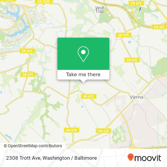 2308 Trott Ave, Vienna, VA 22181 map