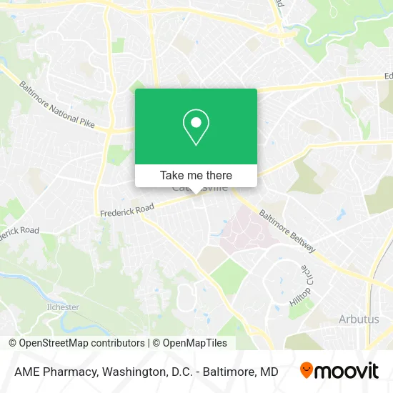 Mapa de AME Pharmacy