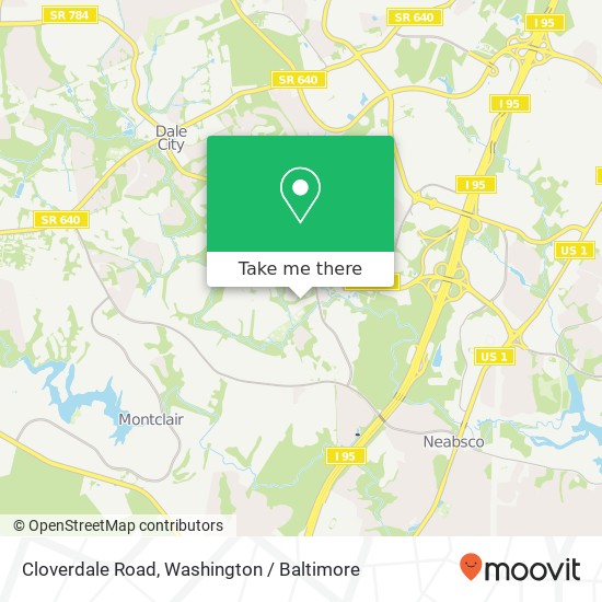 Cloverdale Road, Cloverdale Rd, Dale City, VA 22193, USA map