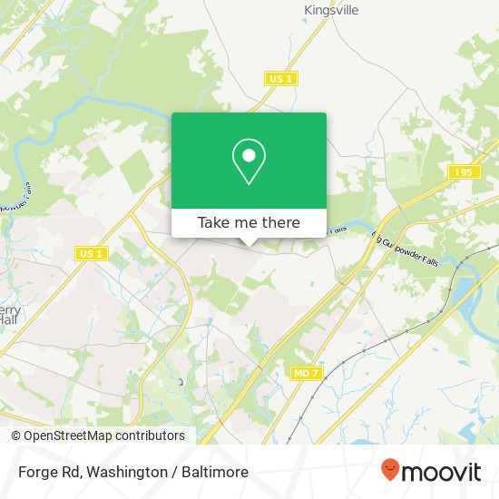 Forge Rd, Perry Hall, MD 21128 map