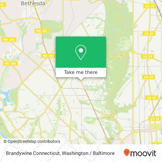 Brandywine Connecticut, Washington, DC 20008 map