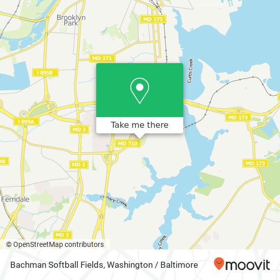 Bachman Softball Fields, 570 E Ordnance Rd map