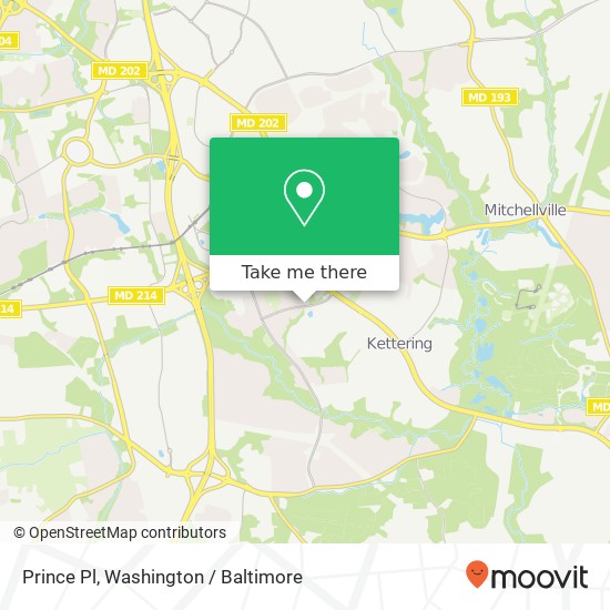 Prince Pl, Upper Marlboro, MD 20774 map