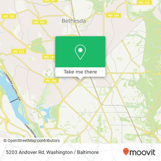 5203 Andover Rd, Chevy Chase, MD 20815 map