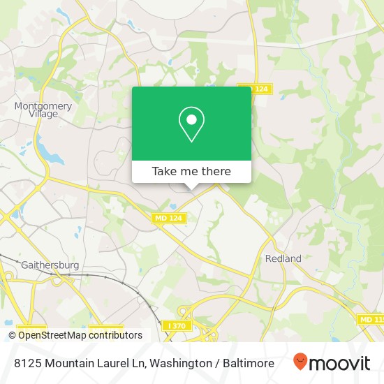 Mapa de 8125 Mountain Laurel Ln, Gaithersburg, MD 20879