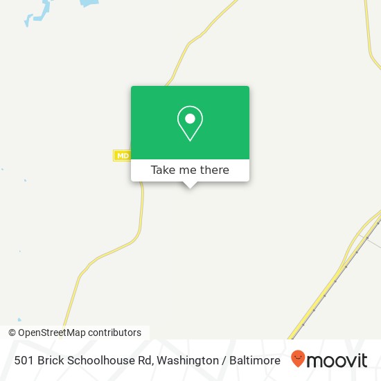 Mapa de 501 Brick Schoolhouse Rd, Centreville, MD 21617