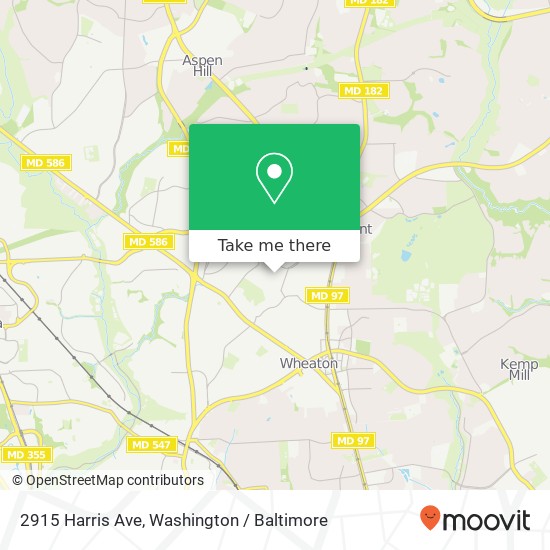 2915 Harris Ave, Silver Spring, MD 20902 map