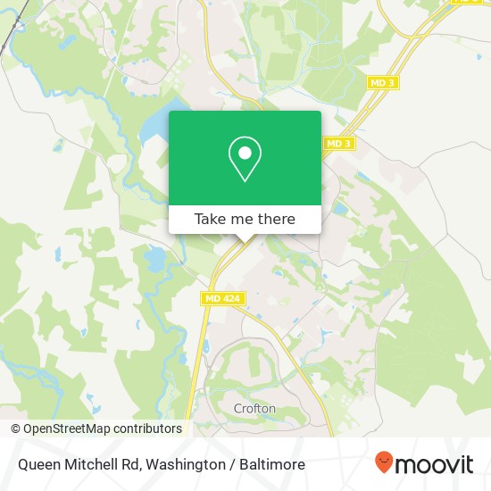 Mapa de Queen Mitchell Rd, Gambrills, MD 21054