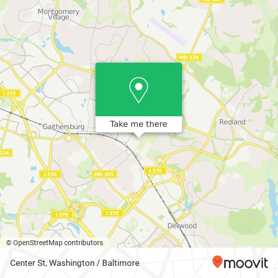 Center St, Washington Grove, MD 20880 map