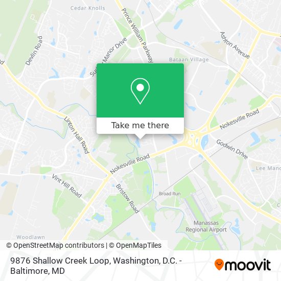 9876 Shallow Creek Loop map