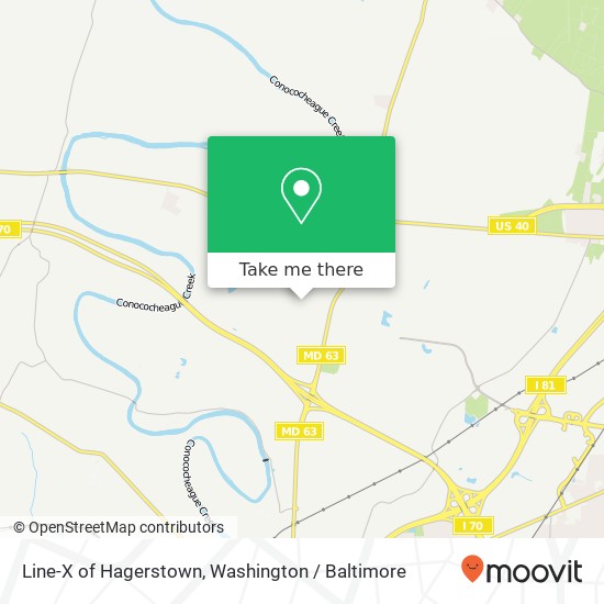 Line-X of Hagerstown, 11909 Wheatfield Dr map