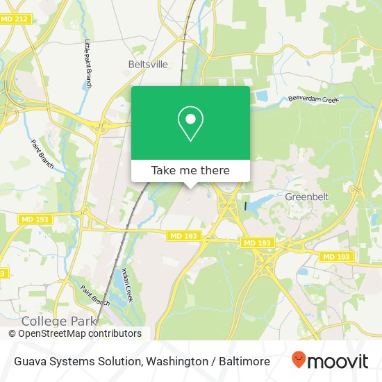 Mapa de Guava Systems Solution, 6017 Springhill Dr