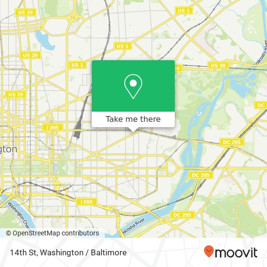 14th St, Washington, DC 20002 map
