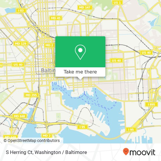 Mapa de S Herring Ct, Baltimore, MD 21231